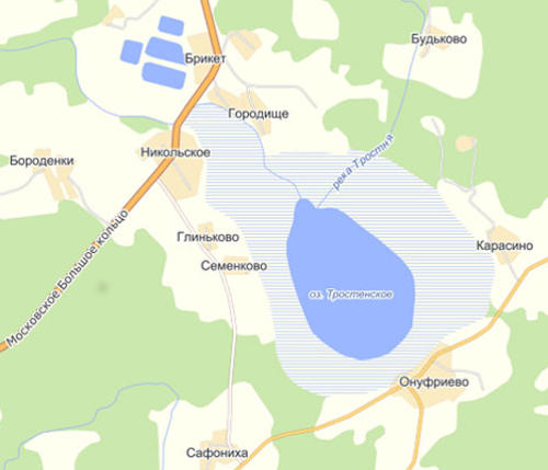 Никольское показать на карте. Озеро Тростенское Рузский район. Платные пруды на карте. Озёра Московской области на карте. Карта до пруда.