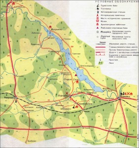 Карта Бородино и окрестностей. www.webanan.ru